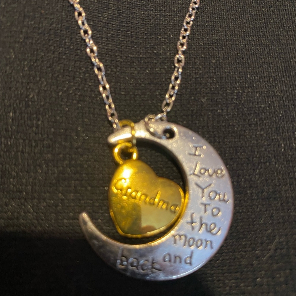 Grandma Moon and back necklace